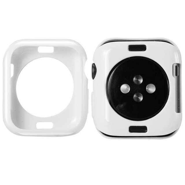 Soft Silicone Case for Apple Watch 6 SE 5 4 3 2 1 40MM 44MM Cover Protection Shell for iWatch 4 5 6 3 2 42MM 38MM Bumper
