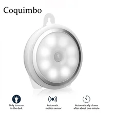 10 Светодиодный светильник с датчиком движения S с крюком, светодиодный Ночной светильник, Ночной светильник, беспроводной Ночной светильник на батарейках для шкафа, шкафа, шкафа