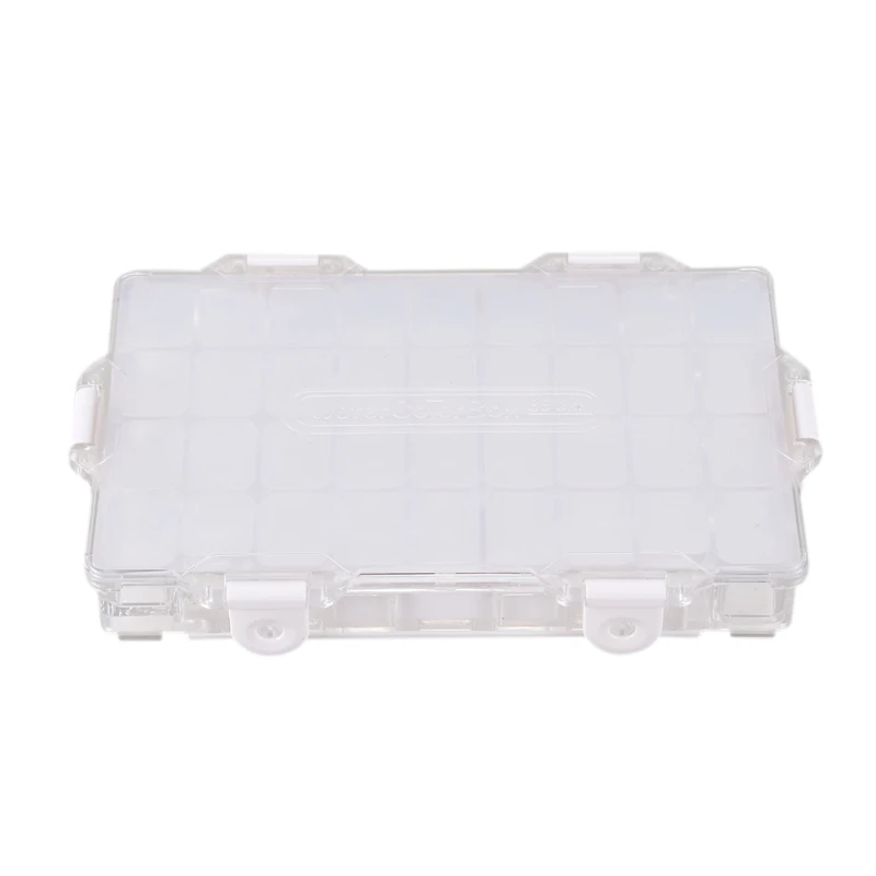 

36 Wells Airtight Leak Proof Paint Palette Box Empty Sealed Container for Watercolor Half Pans Acrylic Painting Palette Box