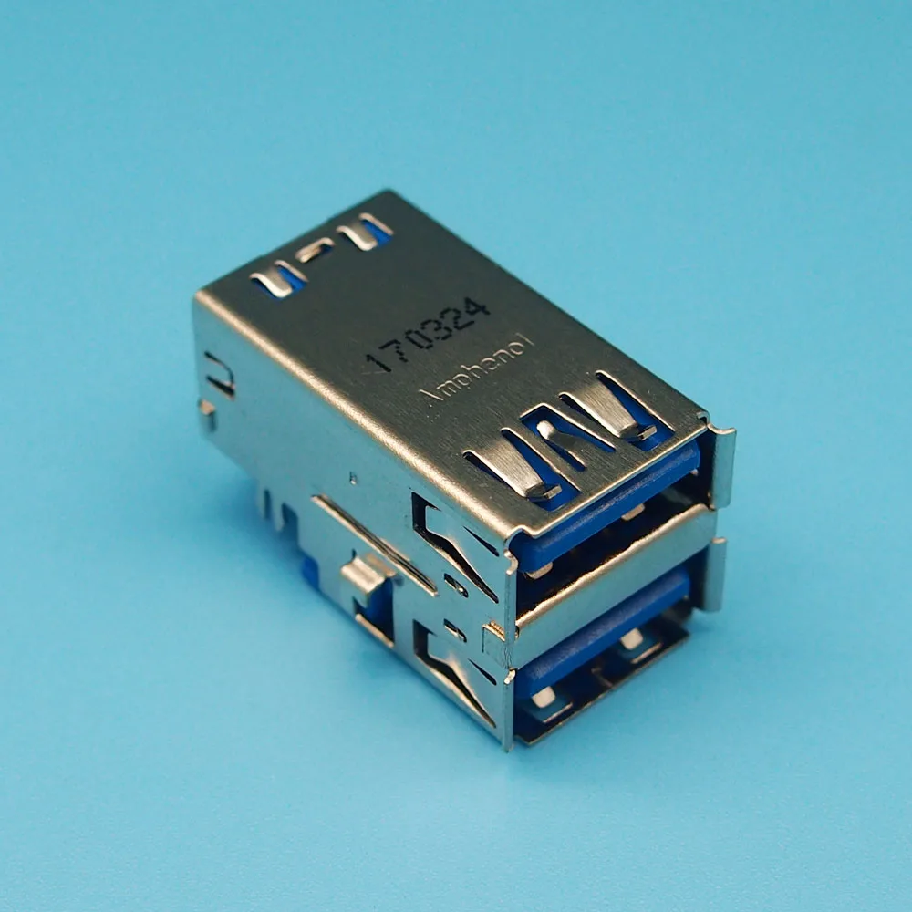 5 шт. двойной слой USB3.0 гнездо раковина типа удлинить 18P синий клей обжимной