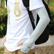 WO мужские перчатки X-long УФ-защита вискоза для вождения мужские тонкие ледяные рукава Защита от солнца манжеты барсер рукава