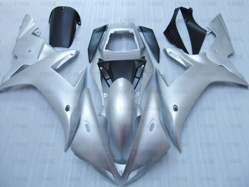 Bodywork for YZF R1 03 YAMAHA YZFR1 Full Body Kits Abs Fairing 2002 - 2003 Silver White | Автомобили и мотоциклы