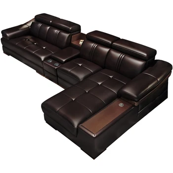 

30% off living room sofa home furniture genuine leather sofa set