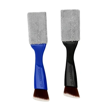 

Car Cleaning Brush Dusting Remove Double Side for Air Conditioning Panel space Auto Wash Tools Meter Detailing Cleaner