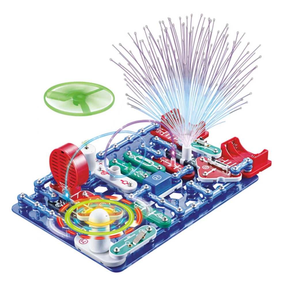 

Electronic Circuits Electronics Discovery Kit Building Blocks Assembling Toys for Kids Educational Science Experiment Toys