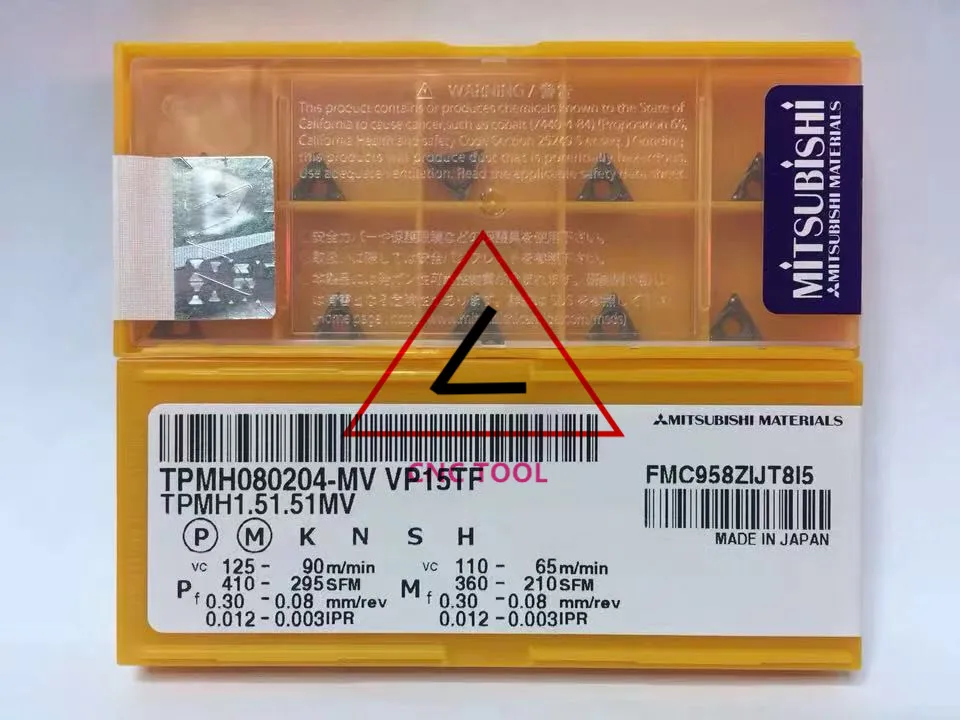 

TPMH 080204 -MV VP15TF 10 шт. оригинальная Поворотная вставка DIAEDGE