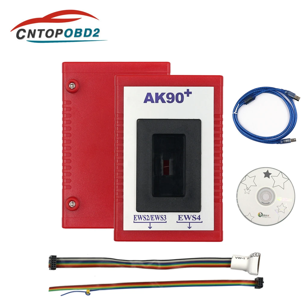 

Latest V3.19 AK90 Key Programmer Tool AK90+ For BMW EWS OBD2 Copy Car Keys ak90 OBD Key Match Code Reader