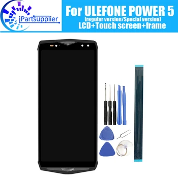 

ULEFONE POWER 5 LCD Display+Touch Screen Digitizer +Frame Assembly 100% Original New LCD+Touch Digitizer for POWER 5