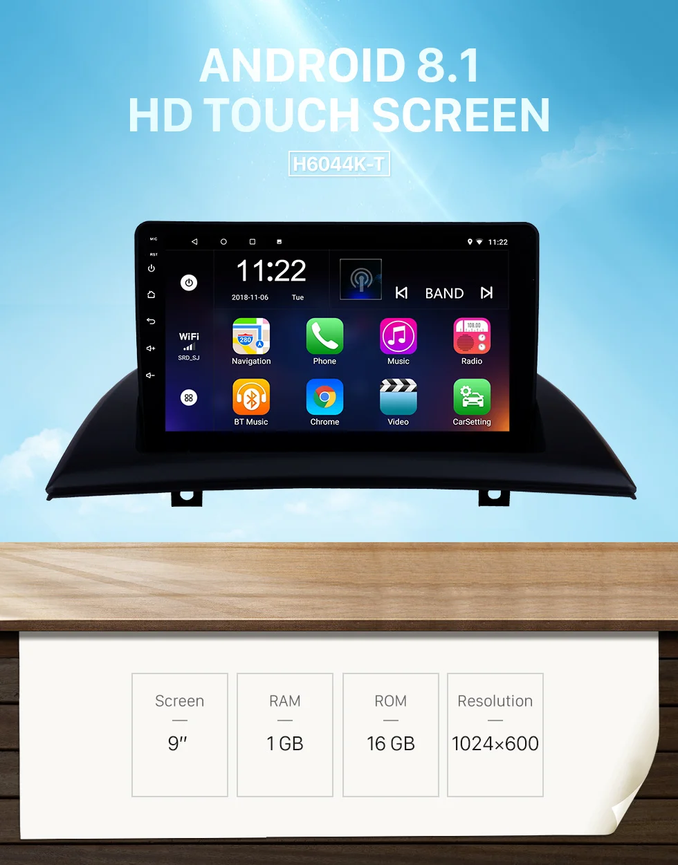 Discount Harfey 2din GPS Android 8.1/9.0 For BMW X3 E83 2.0i 2.5i 2.5si 3.0i 3.0si 2.0d 3.0d 3.0sd 2004-2012 Car Multimedia Player 1080P 1
