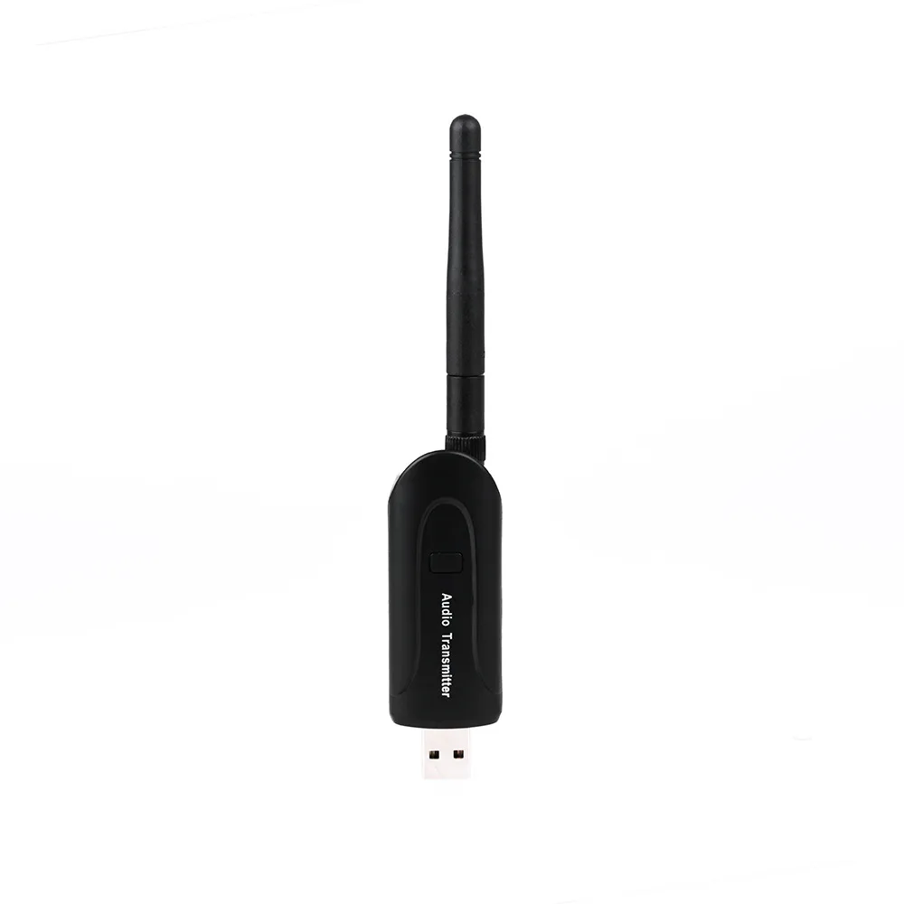B5 Bluetooth Transmitter 3 5mm USB Wireless Audio A2DP Stereo Adapter External Antenna for PC Laptop TV Headphones