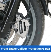Dla BMW F750GS F850GS motocykl zacisk hamulca przedniego etui ochrony akcesoria ochrona bezpieczeństwa tanie tanio GSADV CN (pochodzenie) Silver