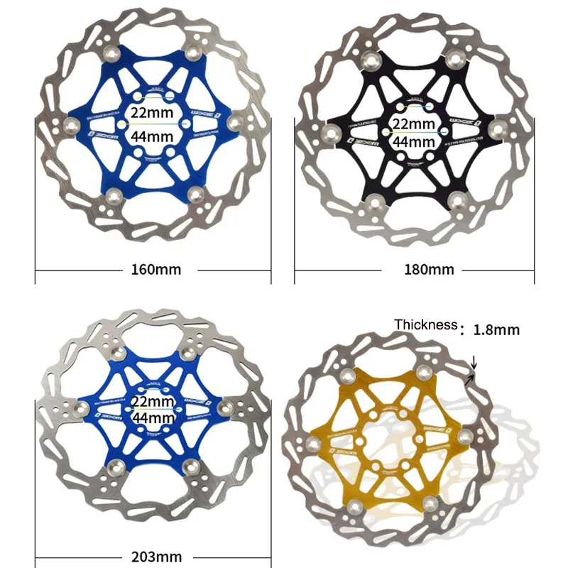 Zoom велосипедный Дисковый Тормоз MTB тормозной поплавок плавающие дисковые роторы 160 мм 180 мм 203 мм гидравлические тормозные колодки поплавок роторы запчасти для велосипеда