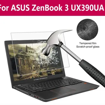 

For Asus Zenbook 3 Ux390ua GLASS Tempered Glass Screen Protector Glass Touchscreen Chromebook laptop