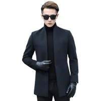 Шерстяное пальто осенне-зимняя куртка шерстяное пальто для мужчин Уличная ветровка верхняя одежда мужская куртка и пальто