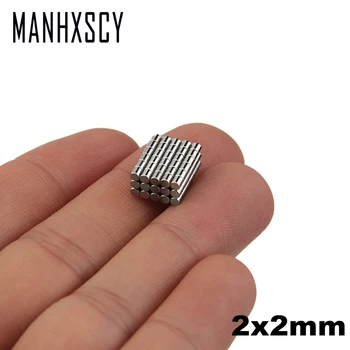 

1000pcs Neodymium N35 Dia 2mm X 2mm Strong Magnets Tiny Disc Nd-Fe-B Rare Earth For Crafts Models Fridge Sticking magnet 2x2mm