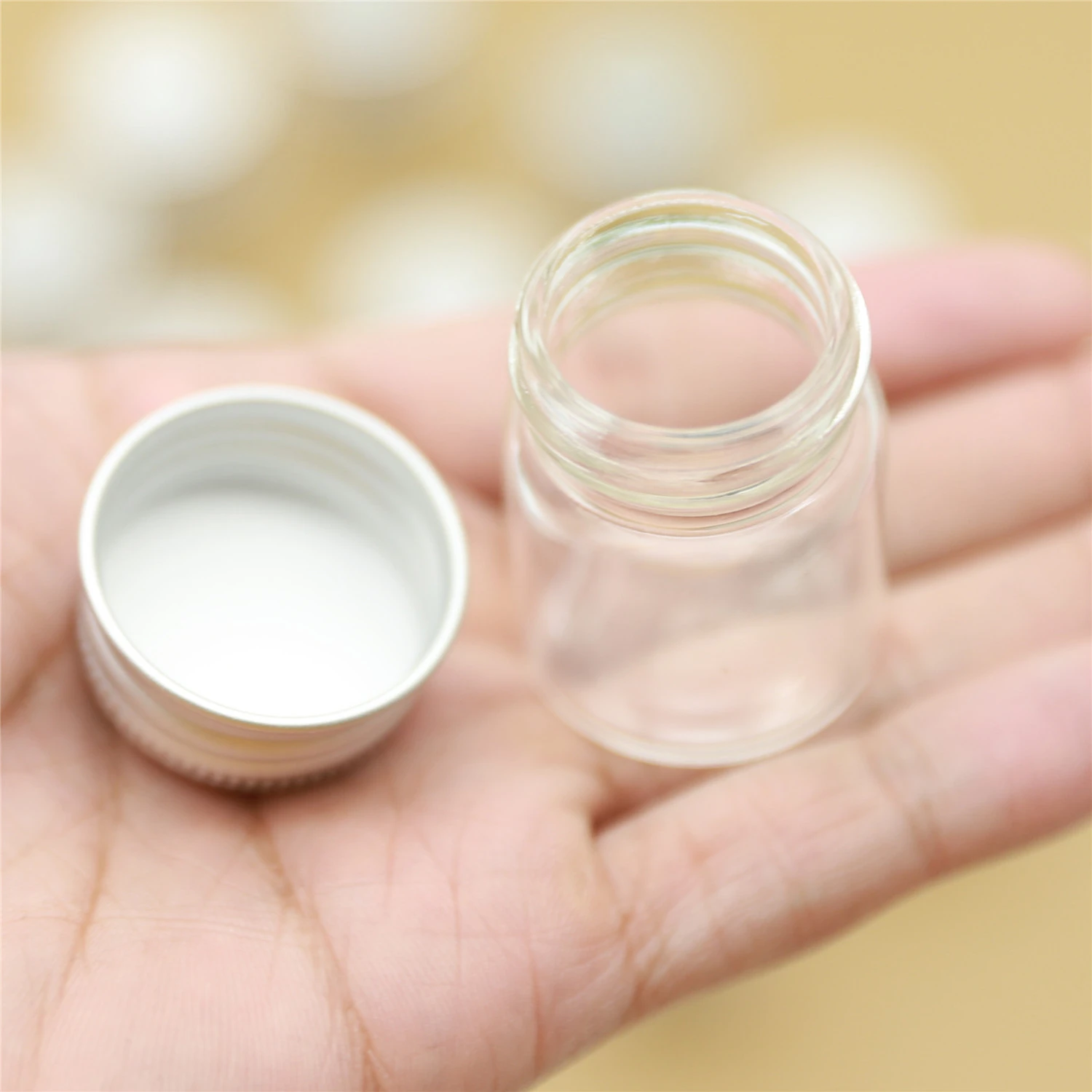 24 Pieces 30 40mm 15ml Mini Glass Jars Aluminum Caps Glass Bottles Vials Transparent Glass Containers Cute Small Glass Bottle Storage Bottles Jars Aliexpress