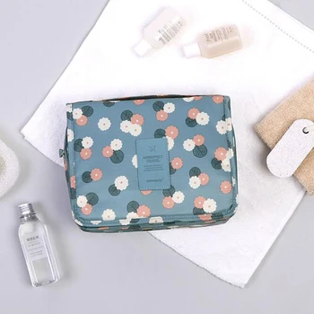 

Multifunctional Hanging Wash Bag Portable Cosmetic Bag Female Travel Storage Bag Folding Wash Bag
