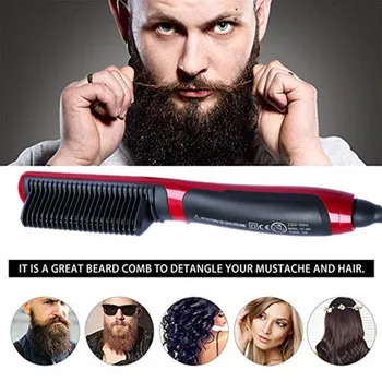 

Electric Beard Comb Men Quick Beard hair Straightener Styler Comb Multifunctional Beard Straightening Heat Brush Hot Comb