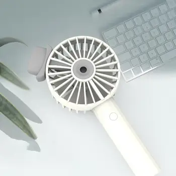 

W15 Portable Mini Fan Handheld Fan Home Office Desk Speed Adjustable USB Rechargeable Fan Air Cooler Conditioner