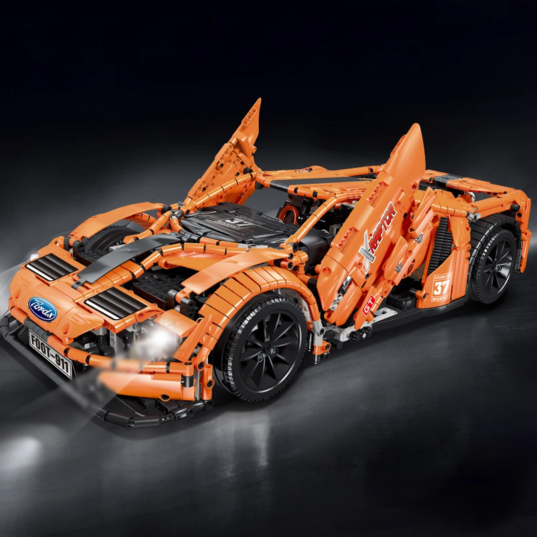 

3038Pcs Static Version Moc Sports Car Vehicle Building Kit DIY Construction Model (Electric parts need to purchased by yourself)