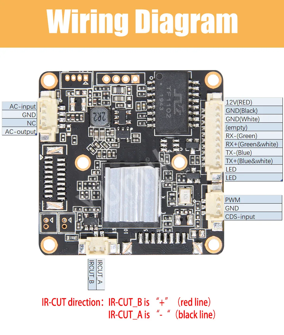 H.265/H.264 5MP Hi3516EV300+ S05 1/2. " плата модуля ip-камеры с низким освещением ONVIF P6Spro P2P облачная Мобильная система наблюдения