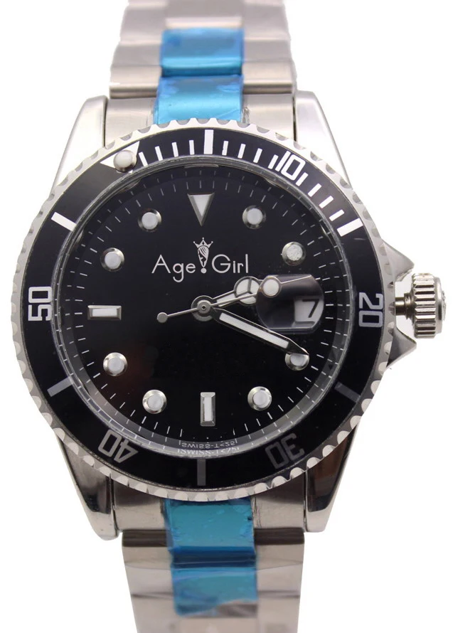 

New Men Luxury Automatic Self Wind Mechanical Stainless Steel Strap Fashion Simple Blue Black Gold Silver 2 Tones Date Watches