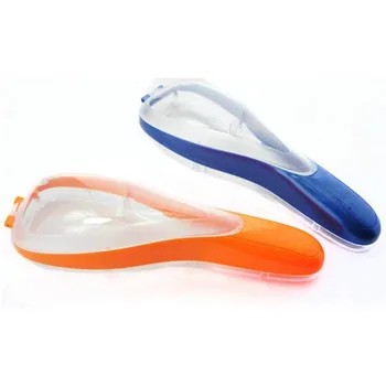 

New 1 Pc Practical Portable Men's Razor Blades Holder Box Shaver Holder Boxes Case for Travel Blue Orange Color