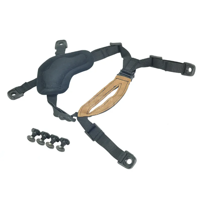 Tactical Helmet General Suspension X-Nape Adjustable Strap Helmet Accessory For Hunting Paintball Shooting Combat