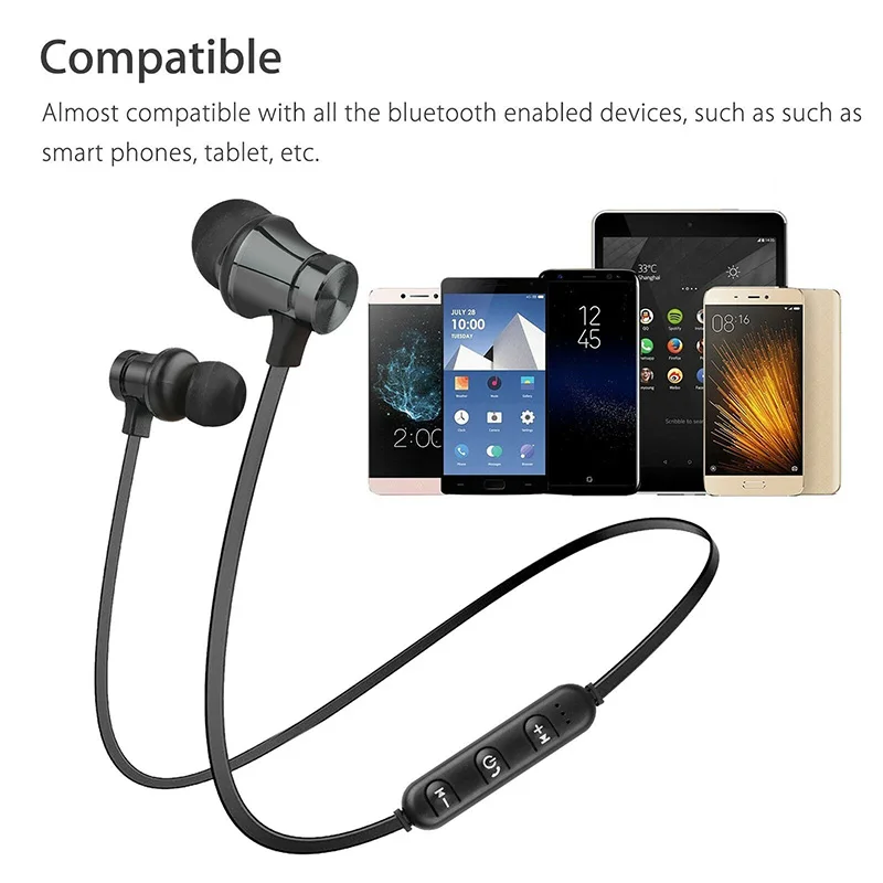Профессиональные наушники Bluetooth 4,2 Спорт Супер бас гарнитура с микрофоном стерео наушники для samsung Xiaomi fone de ouvido