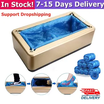

Automatic Shoe Cover Dispenser 100pcs Shoe Covers Automatic Machine One-time Film Machine Foot Set New Shoes Home Office