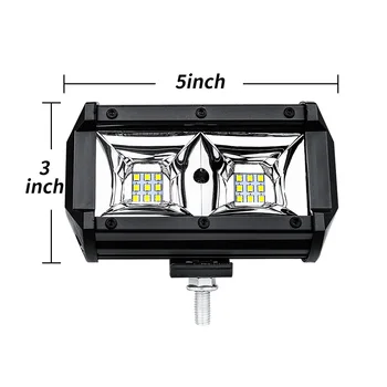 

16000LM Work Light With Mounting Bracket Driving Fog Bar 10-30V Boat Off-Road Left/Right