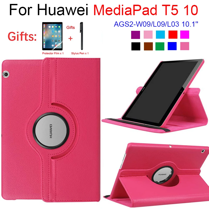 Для Huawei MediaPad T5 10 AGS2-W09/L09/L03 1 планшет чехол подставка искусственная кожа флип для 360