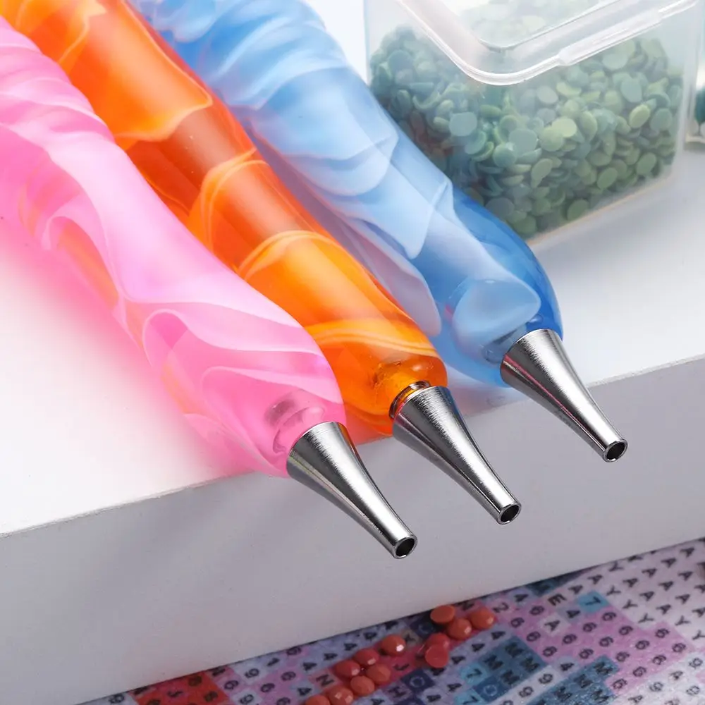 1/3/5pcs Alloy Point Drill Pen Heads Diamond Painting Pen Replacement Head DIY Embroidery Craft Quick Case Tool Nail Tip diamond painting diamond painting accessories diamond painting pen diamond painting accessory box