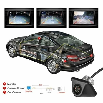 

Backup Rear View Camera Night Vision Parking ABS Replacement Set Accessories