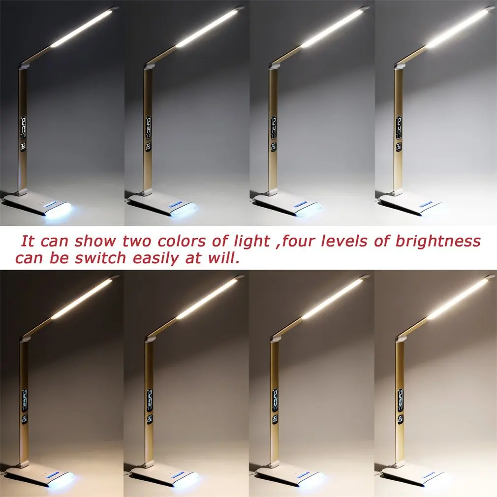 M3 светодиодный настольный светильник с базой RGB и календарем Настольный складной