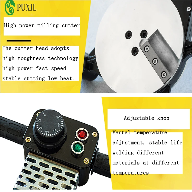 Manual hot melt 63-160 two-ring coupling machine Manual PE / PPR / PB / PVDF butt welding machine 3