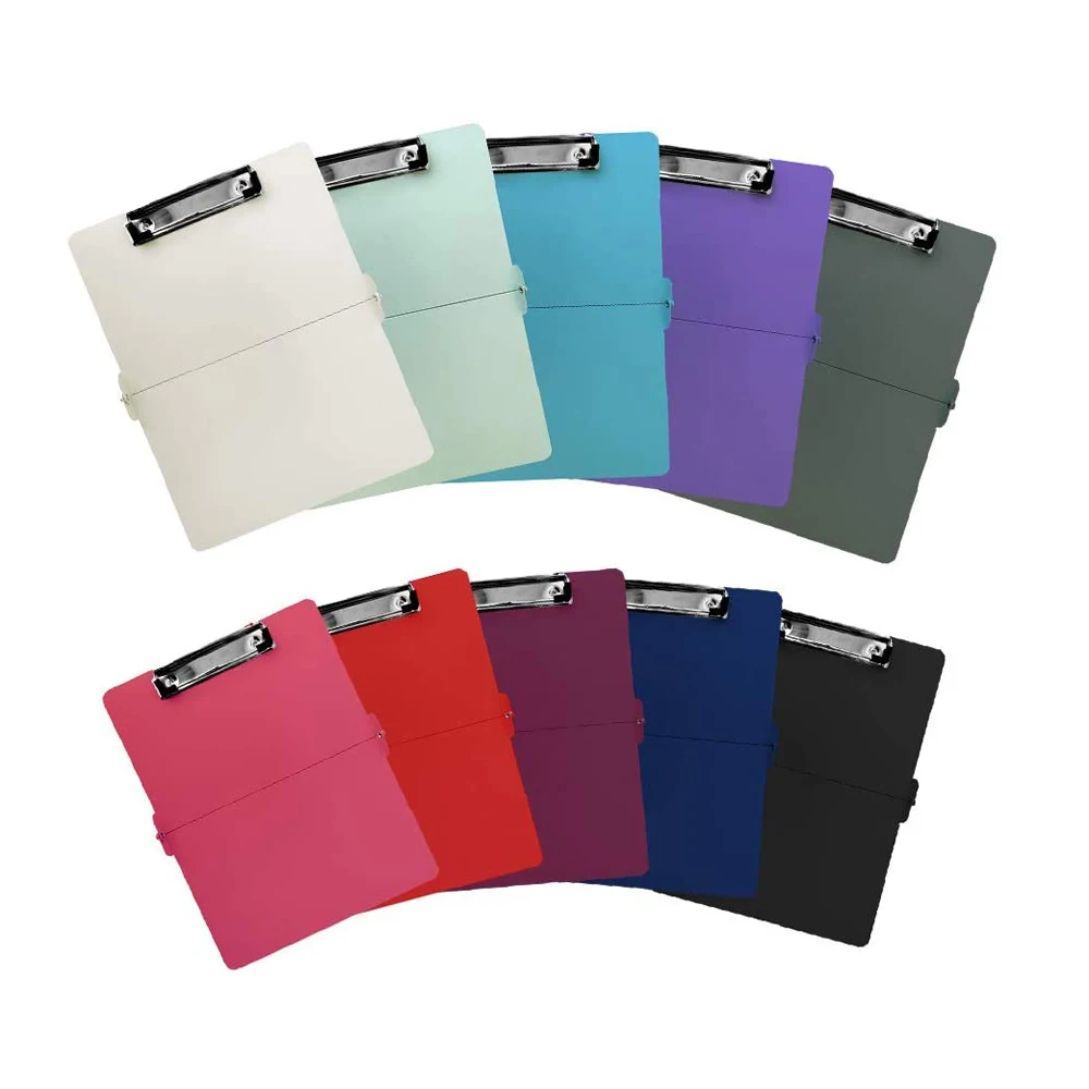 A4 Solid Color Aluminum Student File Folder Business Office Stationery