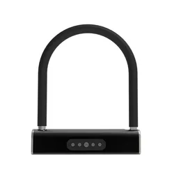 High Quality Smart 6 digit Password U Lock Bike Lock IP65 Waterproof Bike Electric Lock With App