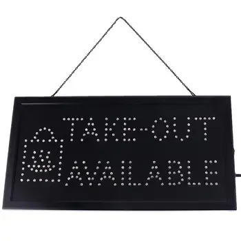 

1Pc Warning Sign Unique Novel Fine Durable Warning Board Display Sign