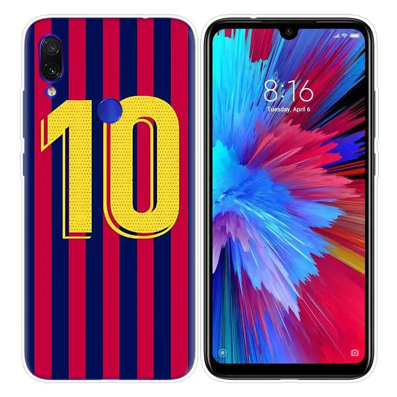 Футбол номер 10 чехол для спортивной камеры Xiao mi Red mi Note 8, 7 и 8 лет K20 фотоаппаратов моментальной печати 7S S2 6 6A 7A Pro mi CC9 E 9T A3 A1 A2 Lite F1 чехол для телефона из ТПУ с принтом "8A 10