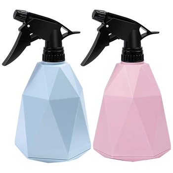 

2 Pieces Pink and Blue Spray Bottle Plastic Bottle Empty Spray Bottle Mist Bottles for Gardening, Cleaning, 600Ml