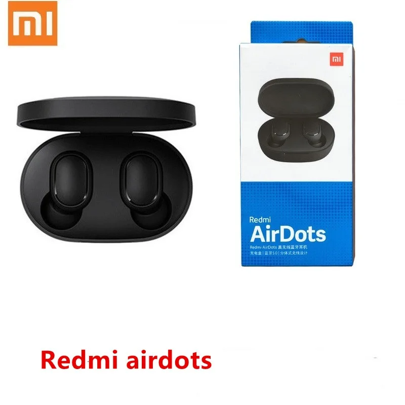 Новейший Xiaomi Redmi Airdots TWS стерео Bluetooth 5,0 наушники-вкладыши ANC и микрофон hands-free наушники AI управление - Цвет: airdots ship in 24h
