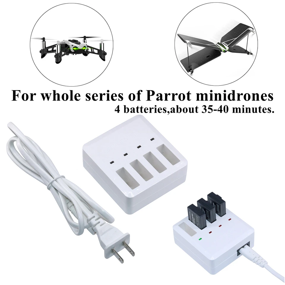 parrot evo airborne night drone blue