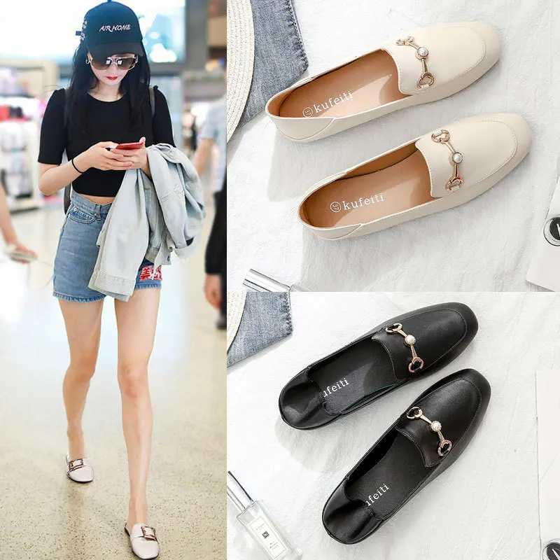 

Shoes Women's 2019 Autumn New Style Autumn Shoes Summer Lazy Slip-on Autumn Shoe Flat Moccosins Loafers