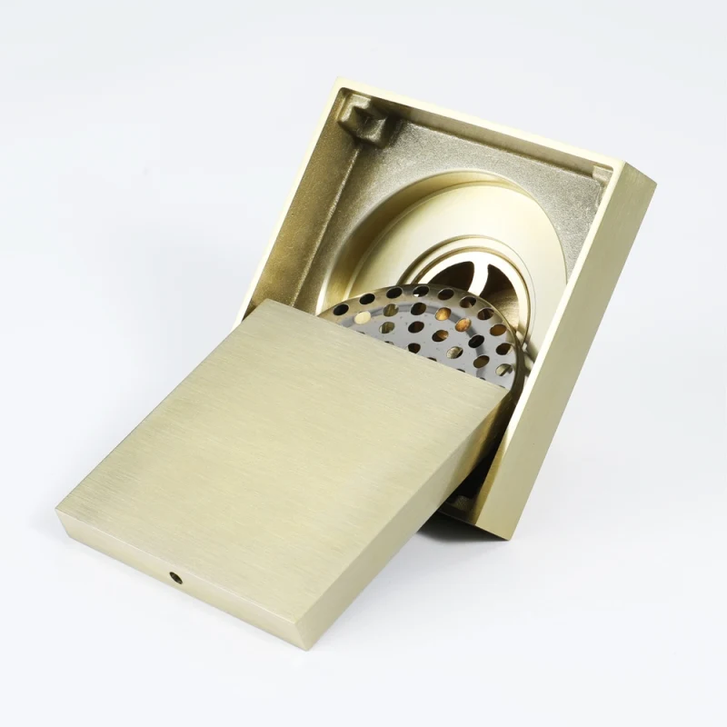 Матовый никелевый золотой Латунный разъем для раковины сетчатый фильтр для ванной напольный душ слив сифон анти-запах ванная, туалет, кухня Балкон