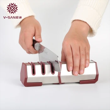 

Taidea Tv1701 3 Stages Professional Kitchen Knife Sharpener Diamond&carbide Sharpening Machine Amolador De Faca Affilacoltelli