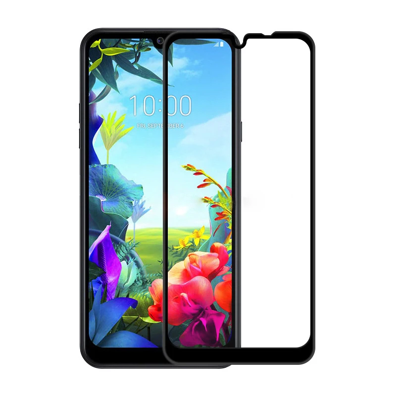 9H HD полный Клей закаленное защитное стекло для LG K40s полное покрытие пленка