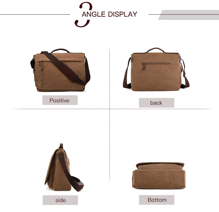 Leisure messenger canvas bag  wholesale bike messenger bag  high capacity laptop messenger bag