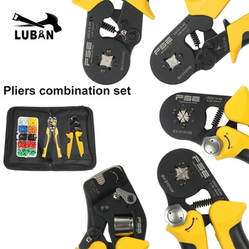 

VSC8 6-4A 0.08-10mm2 23-7AWG with HS-D1 wire stripper and 400Terminal Box Electrical Clamp Terminal Tube Tool set