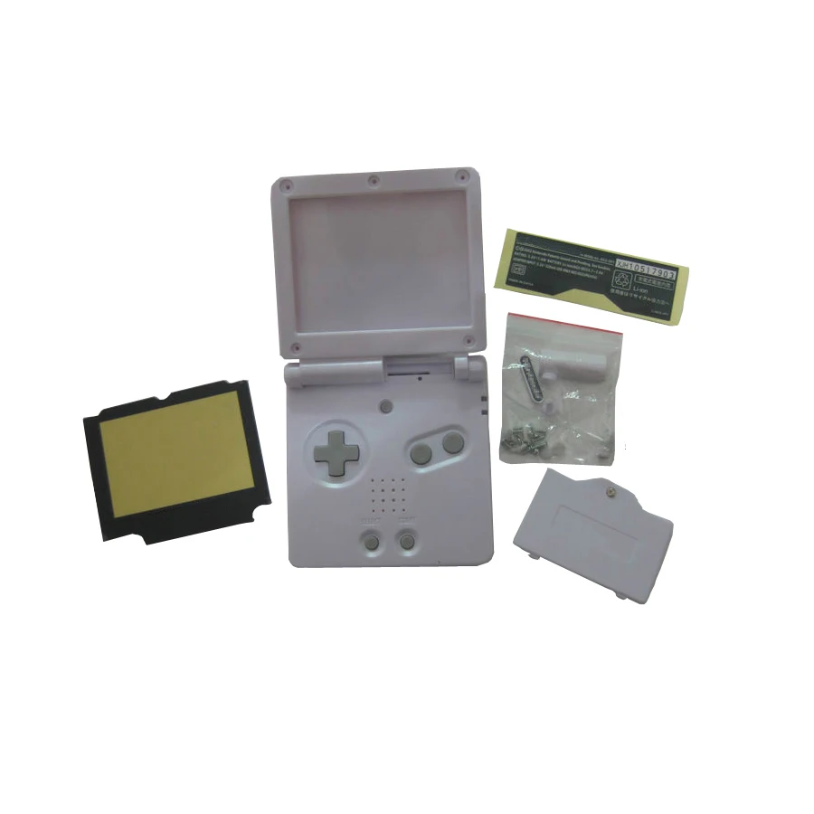 OSTENT полный корпус Оболочка Чехол Замена для nintendo GBA SP Gameboy Advance SP - Цвет: Белый